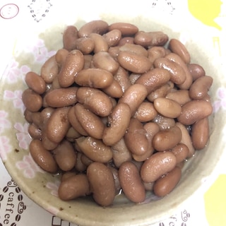 炊飯器調理♪ふっくら美味しい金時豆の煮もの